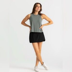 New Free Fly Women's Bamboo-Lined Active Breeze Skort – 13” Black Size Small